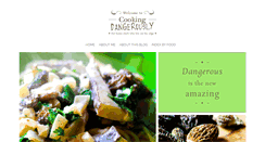 Desktop Screenshot of cookingdangerously.com